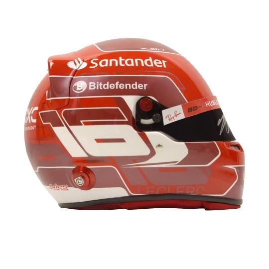 Charles Leclerc Signed Full Size Formula 1 Ferrari Helmet with Beckett COA - 2