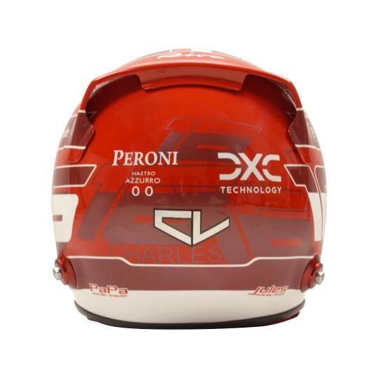 Charles Leclerc Signed Full Size Formula 1 Ferrari Helmet with Beckett COA - 3