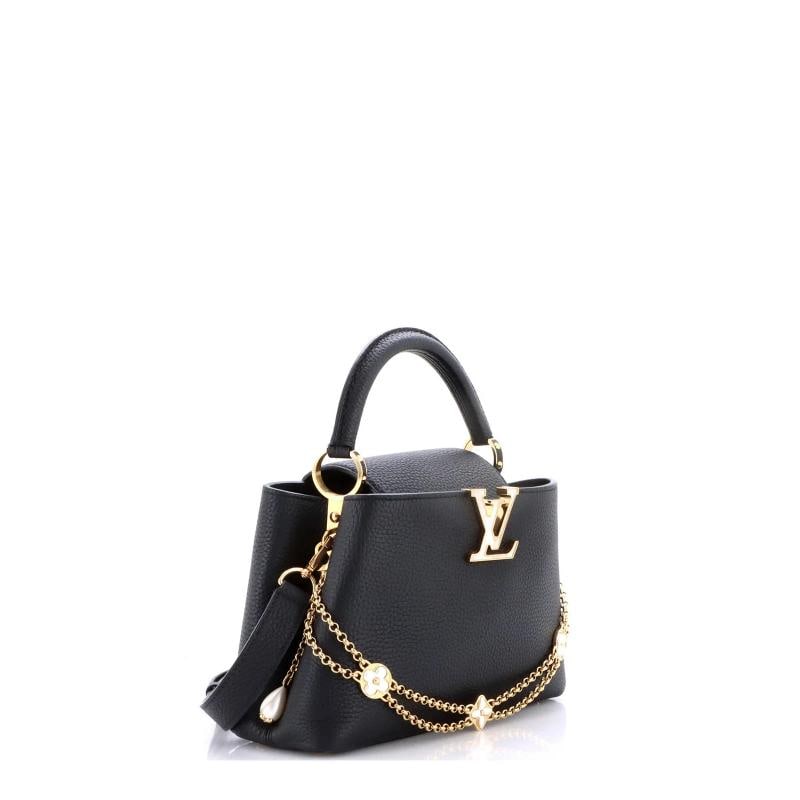 Louis Vuitton Flower Chain Capucines Bag Leather with Mother of Pearl Effect - 2