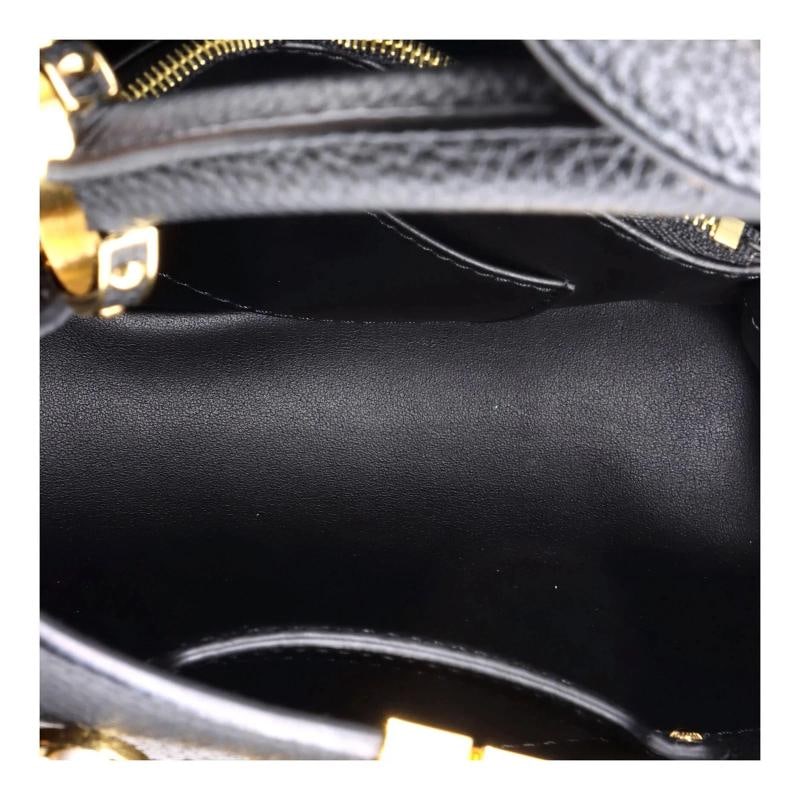 Louis Vuitton Flower Chain Capucines Bag Leather with Mother of Pearl Effect - 5