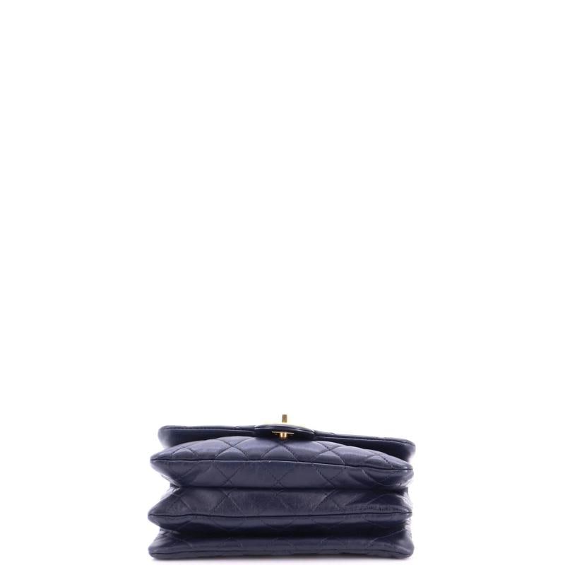 Chanel All Slide Long Flap Bag Quilted Lambskin Small - 4