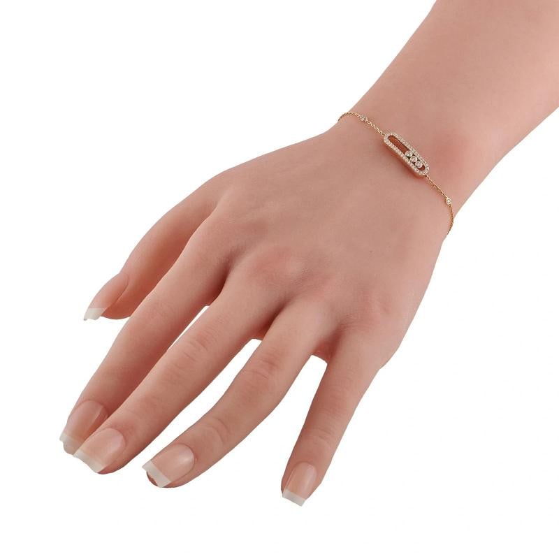 Messika Move 18K Rose Gold 0.30ct Diamond Bracelet - 2