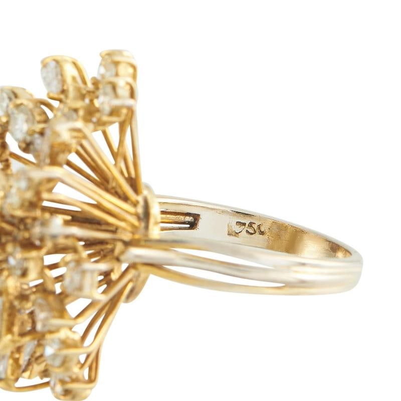 18K Yellow Gold 1.50ct Diamond Ring - 4
