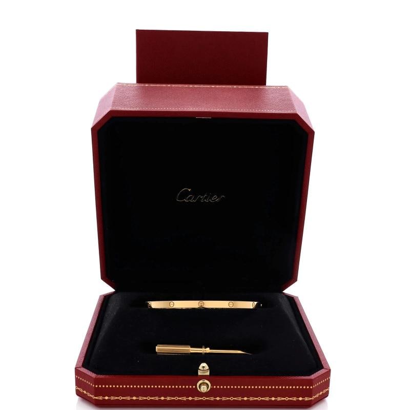 Cartier Love Bracelet 18K Yellow Gold Small - 2