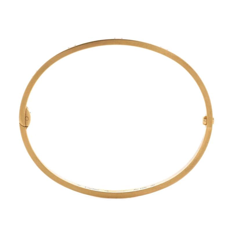 Cartier Love Bracelet 18K Yellow Gold Small - 3