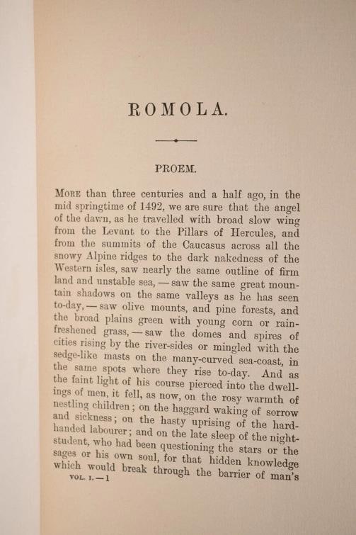 Rosehill Limited Edition Works of George Eliot / 1893 - 8