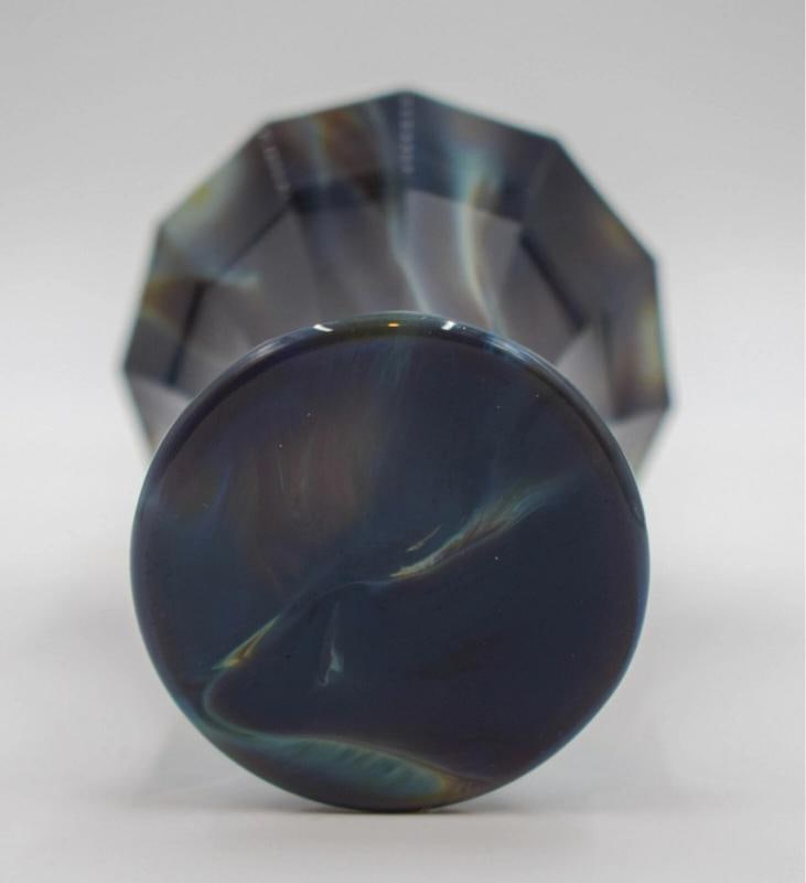 Antique Lithyalin Egerman Facet Vase, Circa 1900 - 5