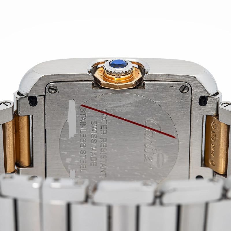 Cartier Tank Anglaise WT100024 RG Quartz Silver Dial Women Watch 23mm - 6