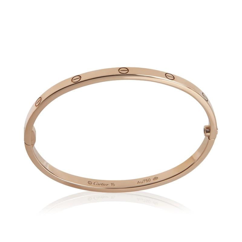 Cartier Rose Gold Small Model Love Bracelet - 5