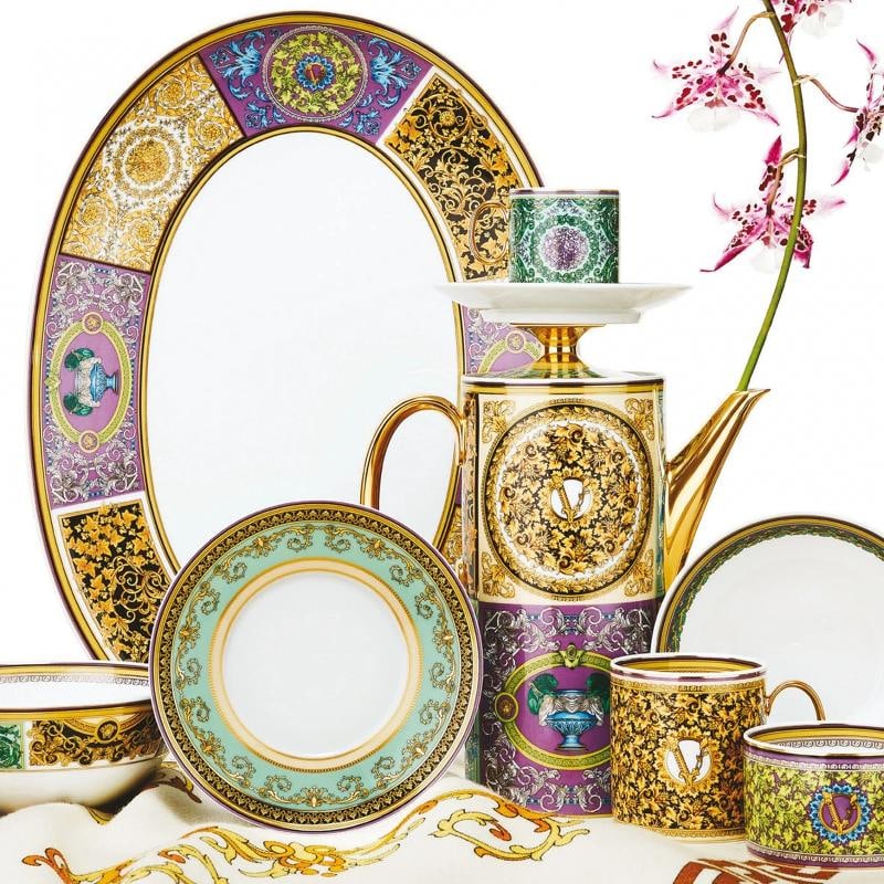 Versace Rosenthal Barocco Mosaic Ashtray 16 cm (6.30") - 2