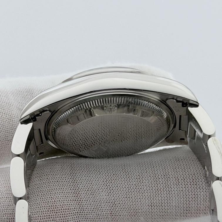 Rolex Oyster Perpetual Date 15200 34mm White Roman Dial Steel Box Papers - 8