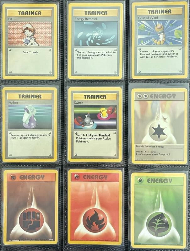 Pokemon 100% Complete Master Base Set 102/102 WOTC Vintage 1999 w Charizard Holo - 11