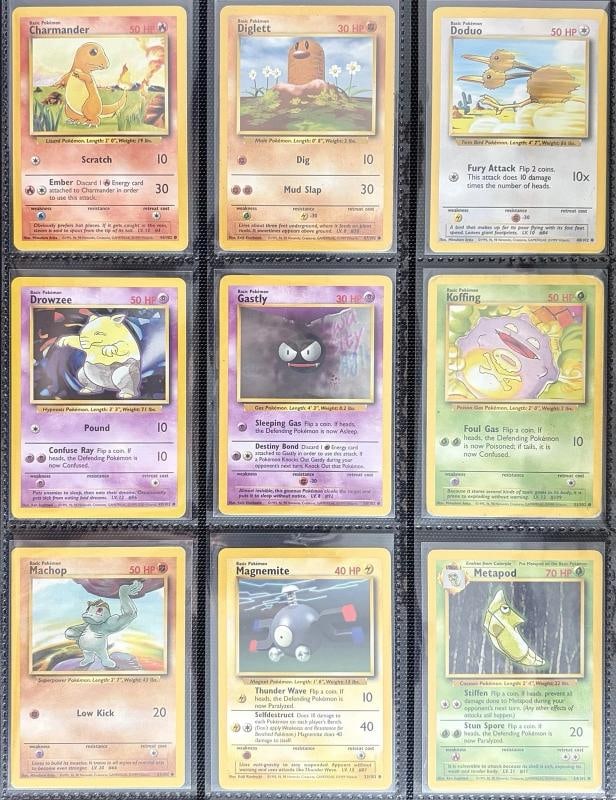 Pokemon 100% Complete Master Base Set 102/102 WOTC Vintage 1999 w Charizard Holo - 6