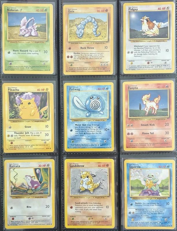 Pokemon 100% Complete Master Base Set 102/102 WOTC Vintage 1999 w Charizard Holo - 7