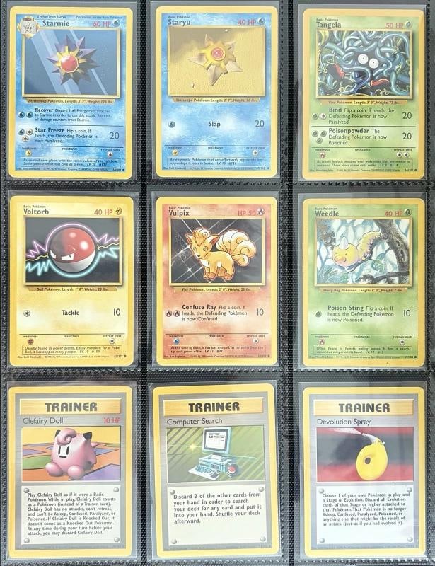 Pokemon 100% Complete Master Base Set 102/102 WOTC Vintage 1999 w Charizard Holo - 8