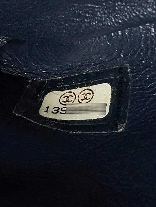 Chanel Dark Blue Quilted Patent Leather Classic Jumbo Single Flap Bag - 10