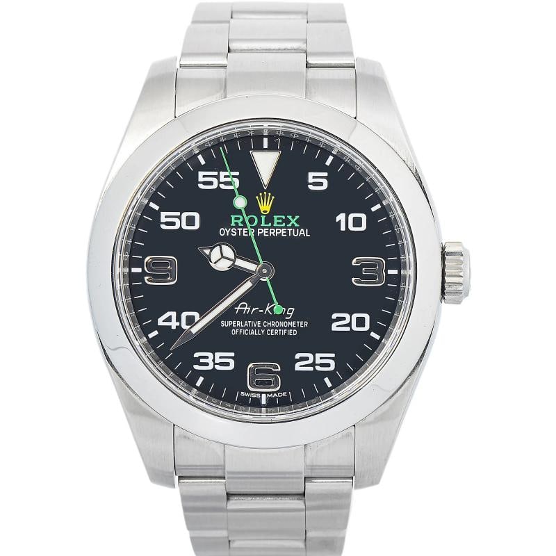 Rolex Air-King 116900 MINT Stainless Steel Black Dial Automatic Men's Watch 40mm: Condition: Pre-owned - Good: This item has been gently used but is in good condition. It might have a few signs of wear, like light scratches or tarnishing. ,Brand: Rolex,Type: Wristwatch,WARRANTY: 1