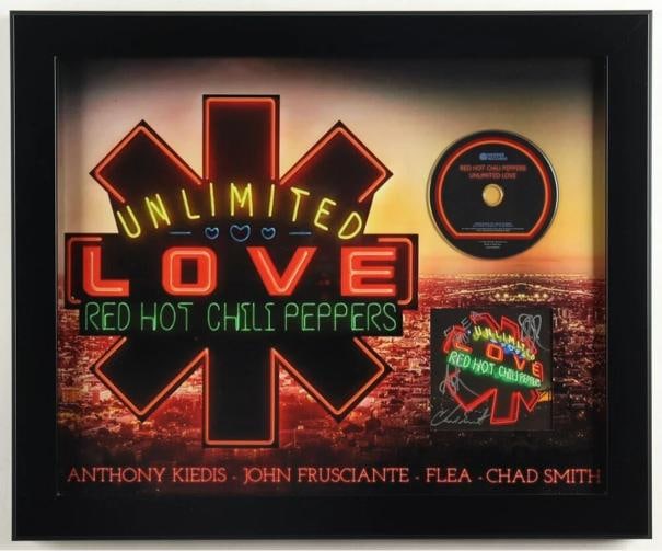 Red Hot Chili Peppers Signed CD Unlimited Love JSA COA Kiedis Frusciante Flea +1: Industry: Music,Signed: Yes,Autograph Authentication: James Spence (JSA),Object Type: CD & Booklet,Original/Reproduction: Original,Country of Origin: United States Signer: Red Hot Chili Peppers John