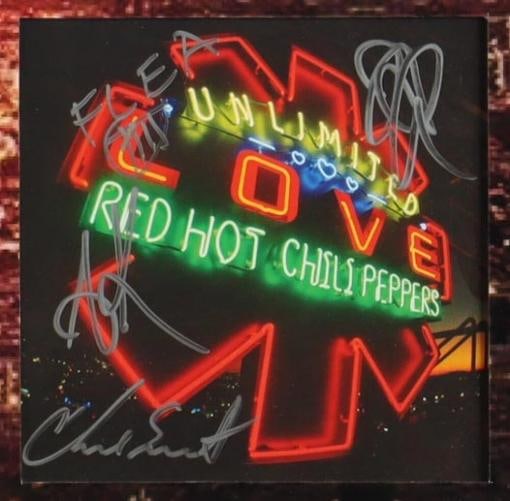 Red Hot Chili Peppers Signed CD Unlimited Love JSA COA Kiedis Frusciante Flea +1 - 2