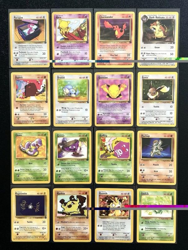 Complete Team Rocket Master Set 83/82 Vintage WoTC Pokemon Cards HOLO Charizard - 11