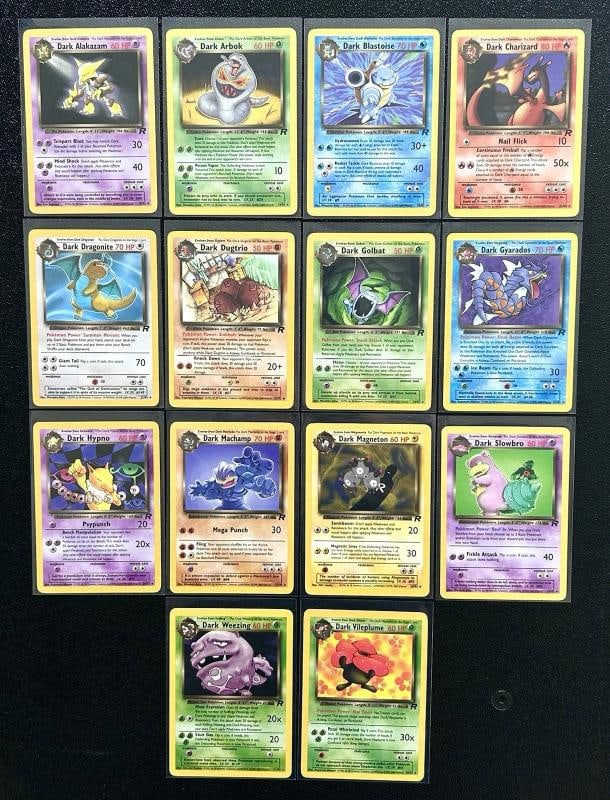 Complete Team Rocket Master Set 83/82 Vintage WoTC Pokemon Cards HOLO Charizard - 7