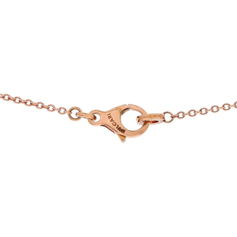 Bvlgari B.Zero1 Pendant Necklace 18K Rose Gold and 18K White Gold - 3