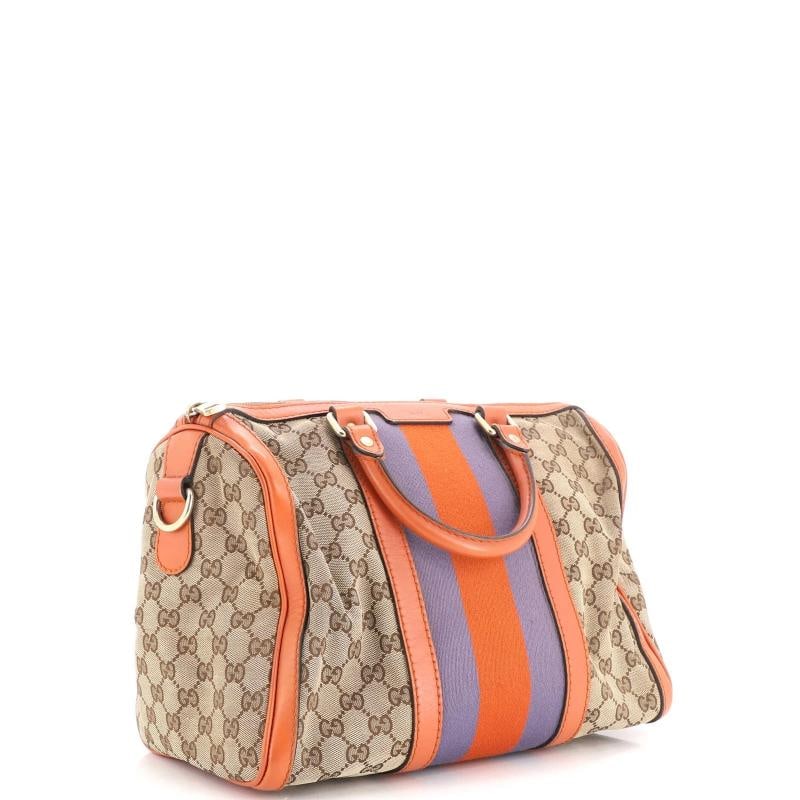 Gucci Vintage Web Boston Bag GG Canvas Medium - 2