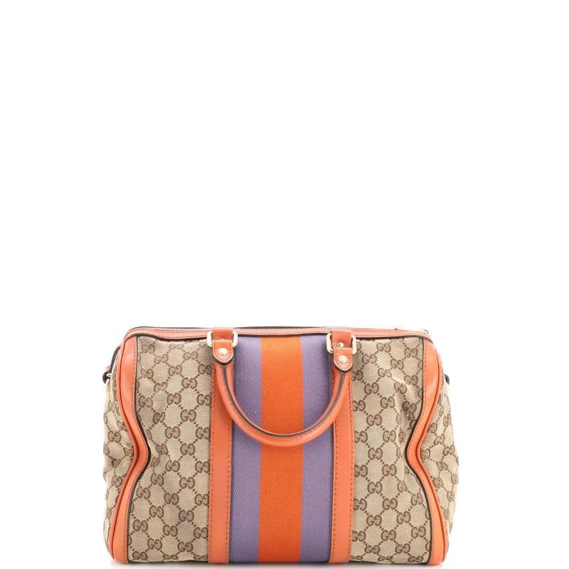 Gucci Vintage Web Boston Bag GG Canvas Medium - 3