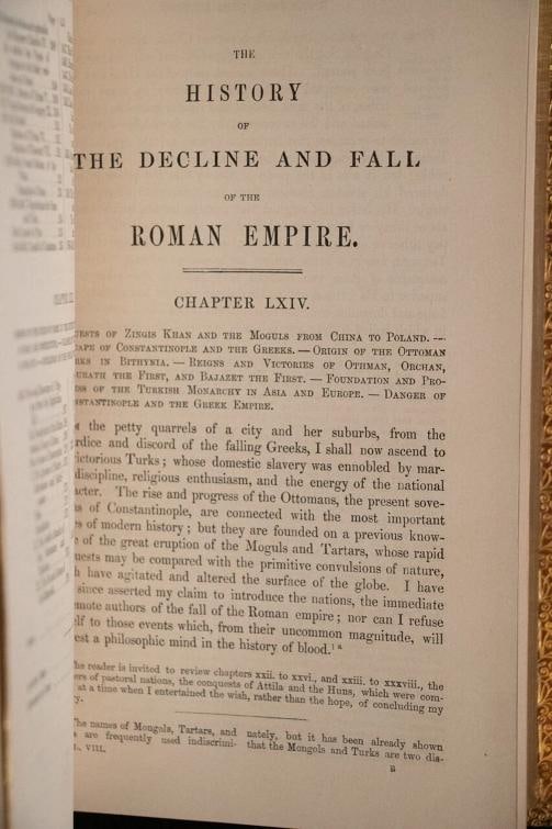 Edward Gibbon / HISTORY OF THE DECLINE AND FALL OF THE ROMAN EMPIRE 1862 - 19