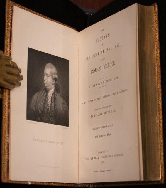 Edward Gibbon / HISTORY OF THE DECLINE AND FALL OF THE ROMAN EMPIRE 1862 - 8