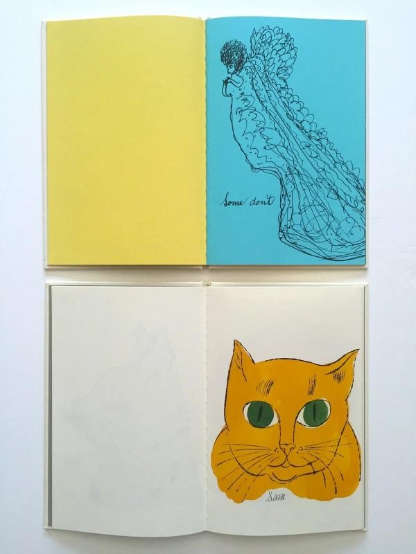 ANDY WARHOL RARE 1987 1ST ED "25 CATS NAME SAM" COLLECTOR'S SLIPCASE 2 BOOK SET - 9