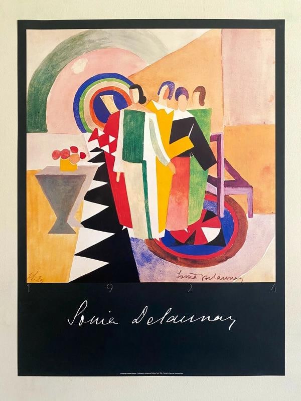 SONIA DELAUNAY RARE 1986 FINE ART LITHOGRAPH PRINT JACQUES DAMASE FRENCH POSTER - 12