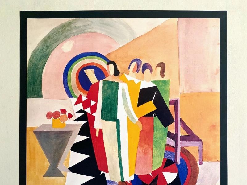 SONIA DELAUNAY RARE 1986 FINE ART LITHOGRAPH PRINT JACQUES DAMASE FRENCH POSTER - 2