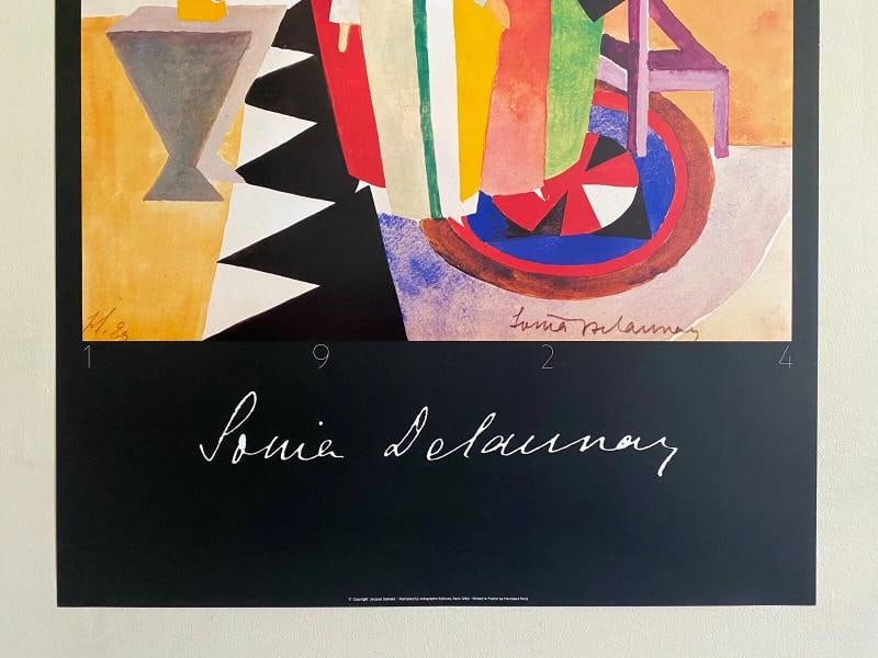 SONIA DELAUNAY RARE 1986 FINE ART LITHOGRAPH PRINT JACQUES DAMASE FRENCH POSTER - 3