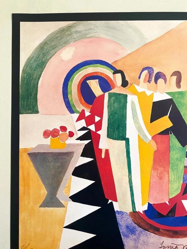 SONIA DELAUNAY RARE 1986 FINE ART LITHOGRAPH PRINT JACQUES DAMASE FRENCH POSTER - 4