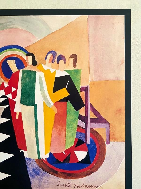 SONIA DELAUNAY RARE 1986 FINE ART LITHOGRAPH PRINT JACQUES DAMASE FRENCH POSTER - 5