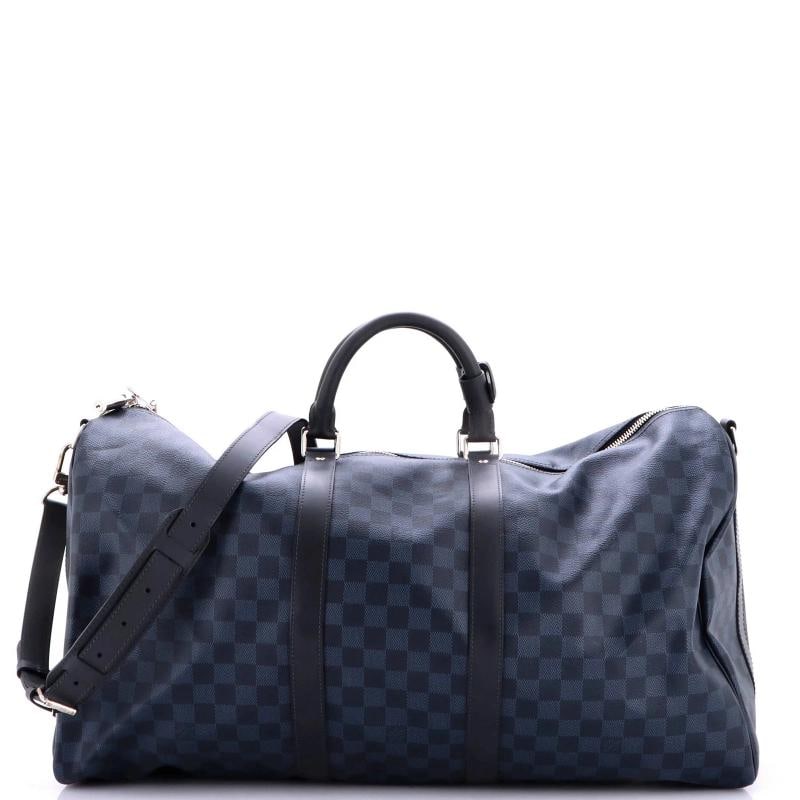 Louis Vuitton Keepall Bandouliere Bag Damier Cobalt 55 (1 of 7)