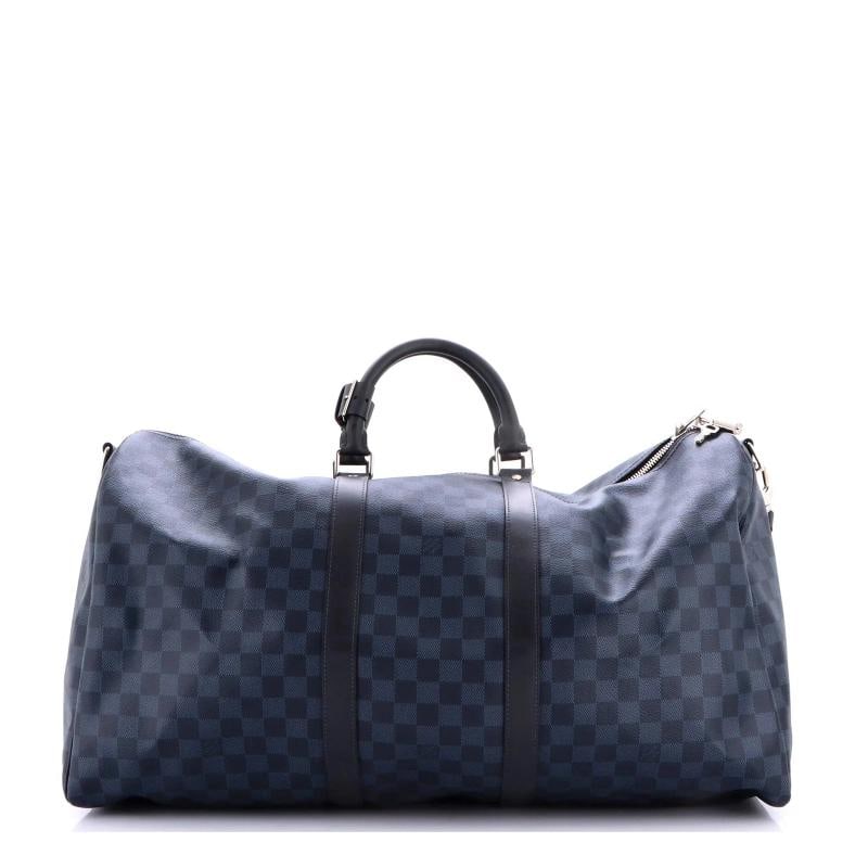 Louis Vuitton Keepall Bandouliere Bag Damier Cobalt 55 - 3