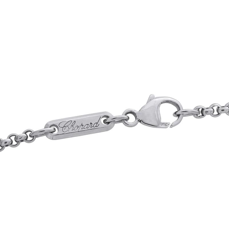Chopard Happy Diamonds 18K White Gold Diamond Pendant Necklace - 3
