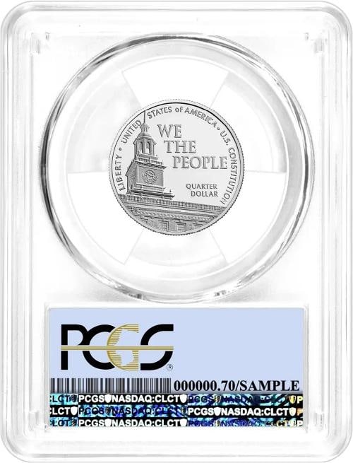 2026 S Silver Proof 10-Coin Set PCGS PR70 DCAM Advanced Release Flag Label - 13
