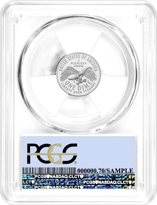 2026 S Silver Proof 10-Coin Set PCGS PR70 DCAM Advanced Release Flag Label - 5