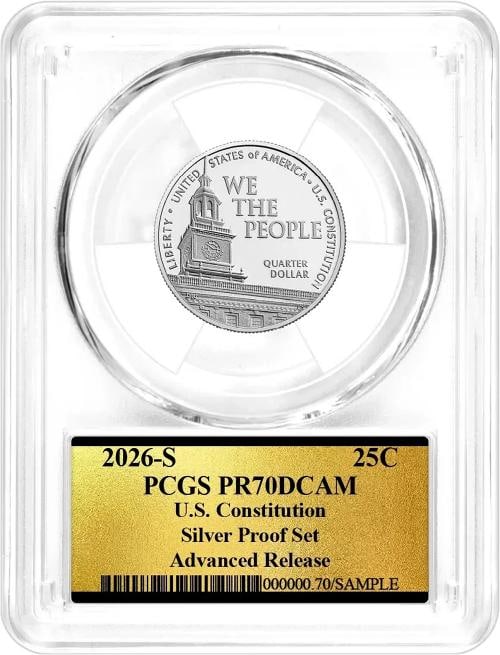 2026 S Silver Proof 10-Coin Set PCGS PR70 DCAM Advanced Release America 250 Gold - 13