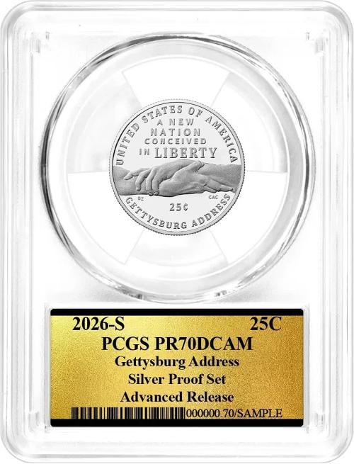 2026 S Silver Proof 10-Coin Set PCGS PR70 DCAM Advanced Release America 250 Gold - 15