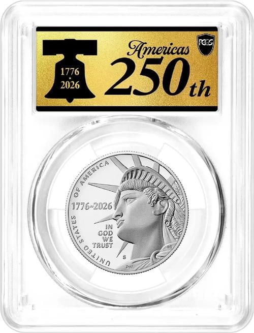 2026 S Silver Proof 10-Coin Set PCGS PR70 DCAM Advanced Release America 250 Gold - 2