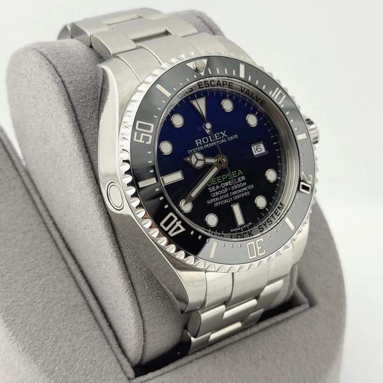 Rolex Sea Dweller Deepsea 116660 James Cameron Black & Blue Dial Steel Box Paper - 3