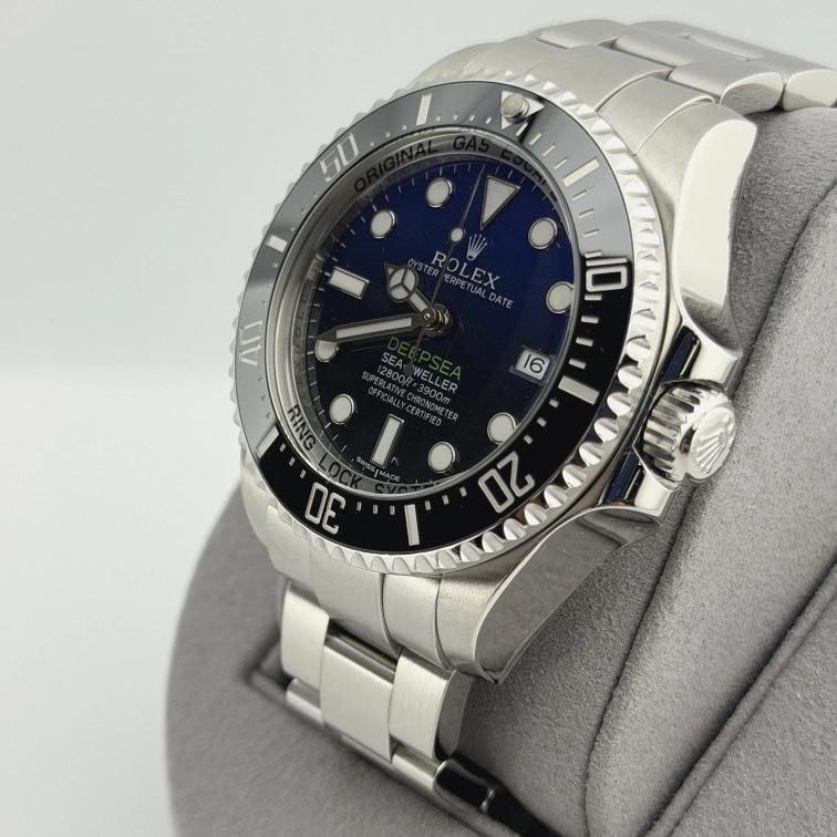 Rolex Sea Dweller Deepsea 116660 James Cameron Black & Blue Dial Steel Box Paper - 4