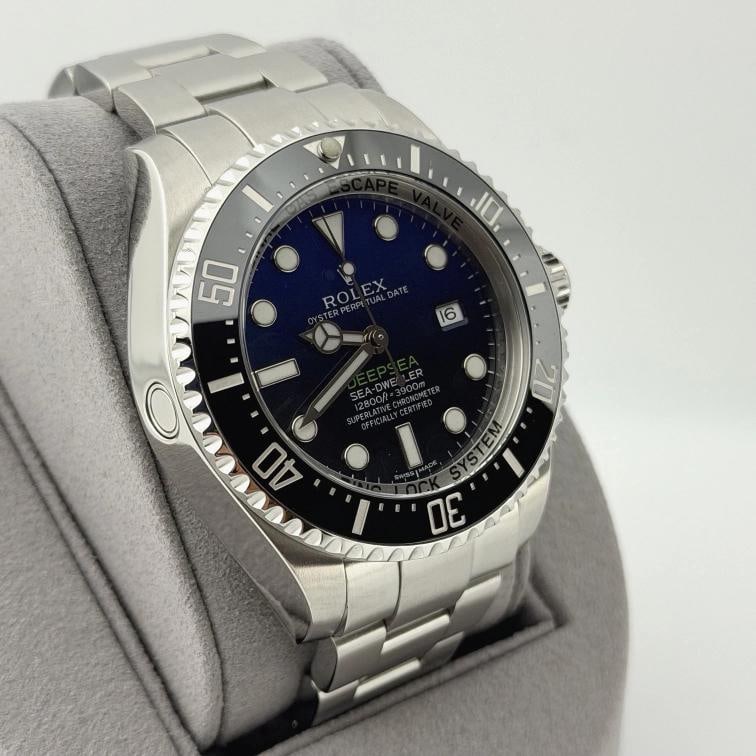 Rolex Sea Dweller Deepsea 116660 James Cameron Black & Blue Dial Steel Box Paper - 5