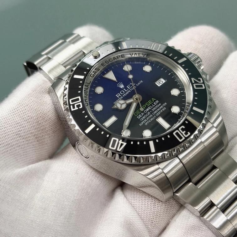 Rolex Sea Dweller Deepsea 116660 James Cameron Black & Blue Dial Steel Box Paper - 8