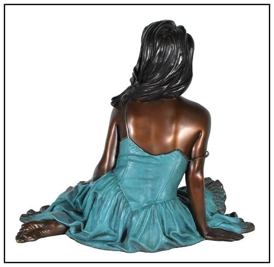 Ramon Parmenter Original Songerie A'Vous Signed Female Figure Sculpture Artwork - 3