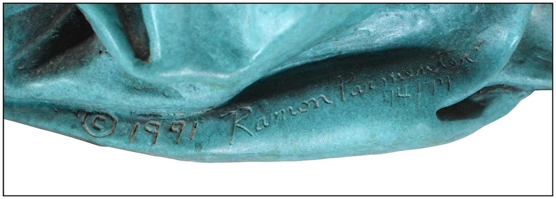 Ramon Parmenter Original Songerie A'Vous Signed Female Figure Sculpture Artwork - 5
